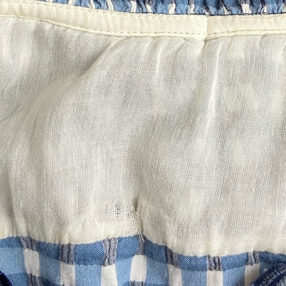 Free People Lucinda Plaid Midi Dress Size XS Square Neck Pleated - Picture 16 of 16